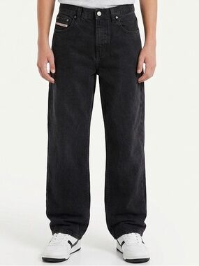 Vintage US Polo Assn Black Baggy Jeans - Classic Denim Jeans Boy Size 18